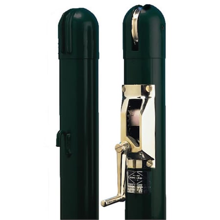 Edwards 3 in. Classic Tennis Post, Black 1234411